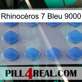 Rhinocéros 7 Bleu 9000 21